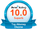 Avvo Rating | 10.0 Superb | Top Attorney Divorce