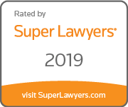 Rated By Super Lawyers | 2019 | visit SuperLawyers.com