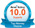 Avvo Rating 10.0 Top Attorney Divorce