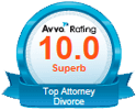 Avvo Rating 10 | Superb | Top Attorney Divorce