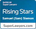 Rated by Super Lawyers | Rising Stars | Samuel (Sam) Siemon | SuperLawyers.com